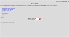 Desktop Screenshot of etikettenschwindel.info